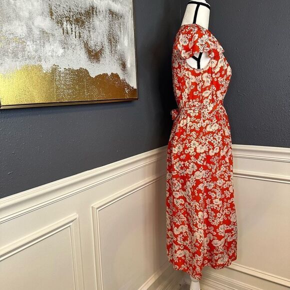Rebecca Taylor Cherry Blossom Wrap Dress - Picture 7 of 11